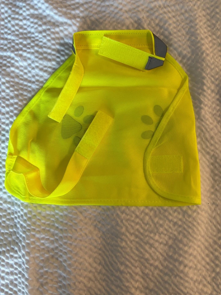 Chaleco de seguridad reflectante para mascotas perros chaqueta de alta visibilidad arnés para caminar ajustable XS Foto 3 de 3