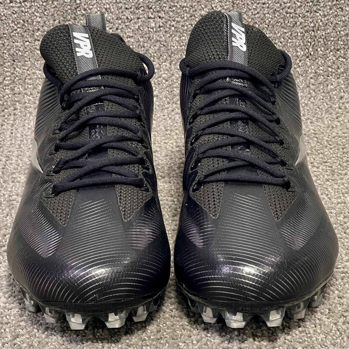 Nike Vapor Untouchable Pro Football Cleats US 16 Black Silver 833385-002 Nike Vapor Untouchable Pro Low Black Football | Mercari main image 2