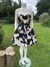 SALE Women Blue Party Dress Cocktail Dress 