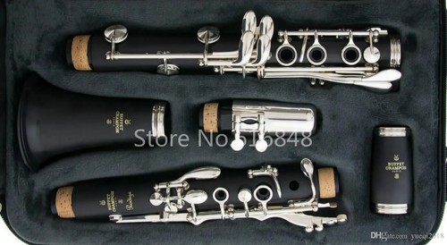 Crampon Prodige Bb Clarinet 17 keys Bakelite Silver Plated Key B-Flat With Case - Picture 2 of 8