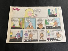 #TH03 LOLLY by Pete Hansen Lot of 3 Sunday Tabloid Half Page Strips 1983