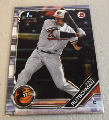 Adley Rutschman 2019 Bowman Draft 1st Bowman #BD-1 Baltimore