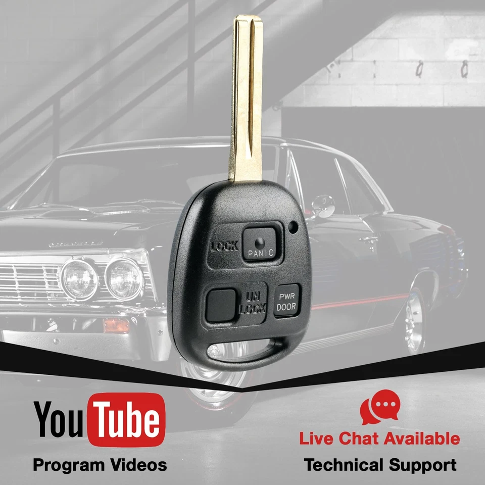 2 Key Fob Remote for 2004-2009 Lexus RX330 RX350 RX400H HYQ12BBT 68 Chip Foto 3 de 4