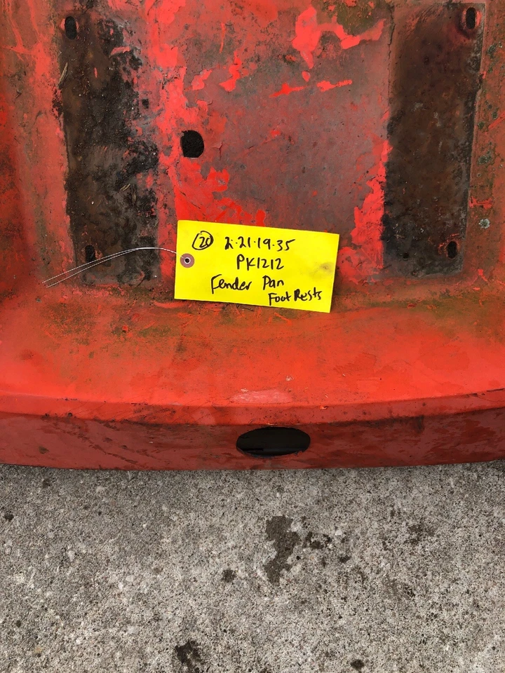 Power King 1212 1982 tractor fibra de vidrio asiento guardabarros reposapiés Foto 2 de 4