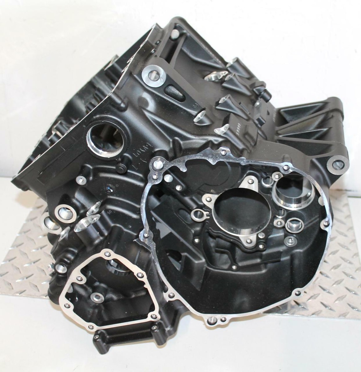 ♡. Engine Covers ブラック＆クリアCNC左エンジンステーターカバーヤマハ