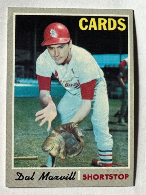 1970 Topps # 503 Dal Maxvill St. Louis Cardinals EXNM