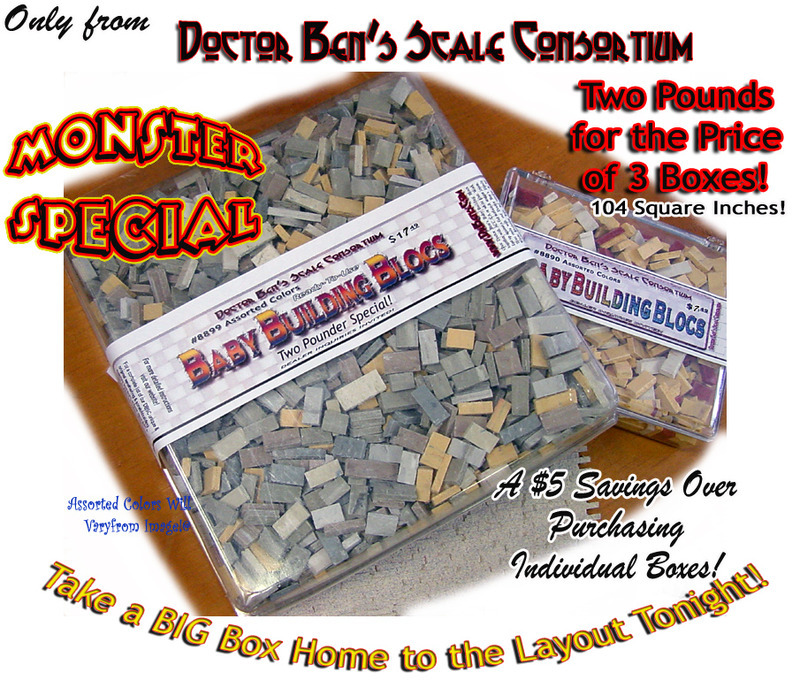 Baby Building Blocs-2-Pounder SPLIT GRANITE SPECIAL PORTAL RETAIN WALL nb9961