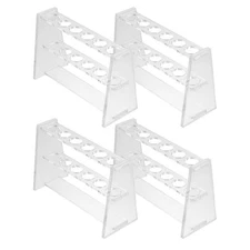4 PCS Laboratory Test Tube Container Vial Stand Sampling Storage Rack