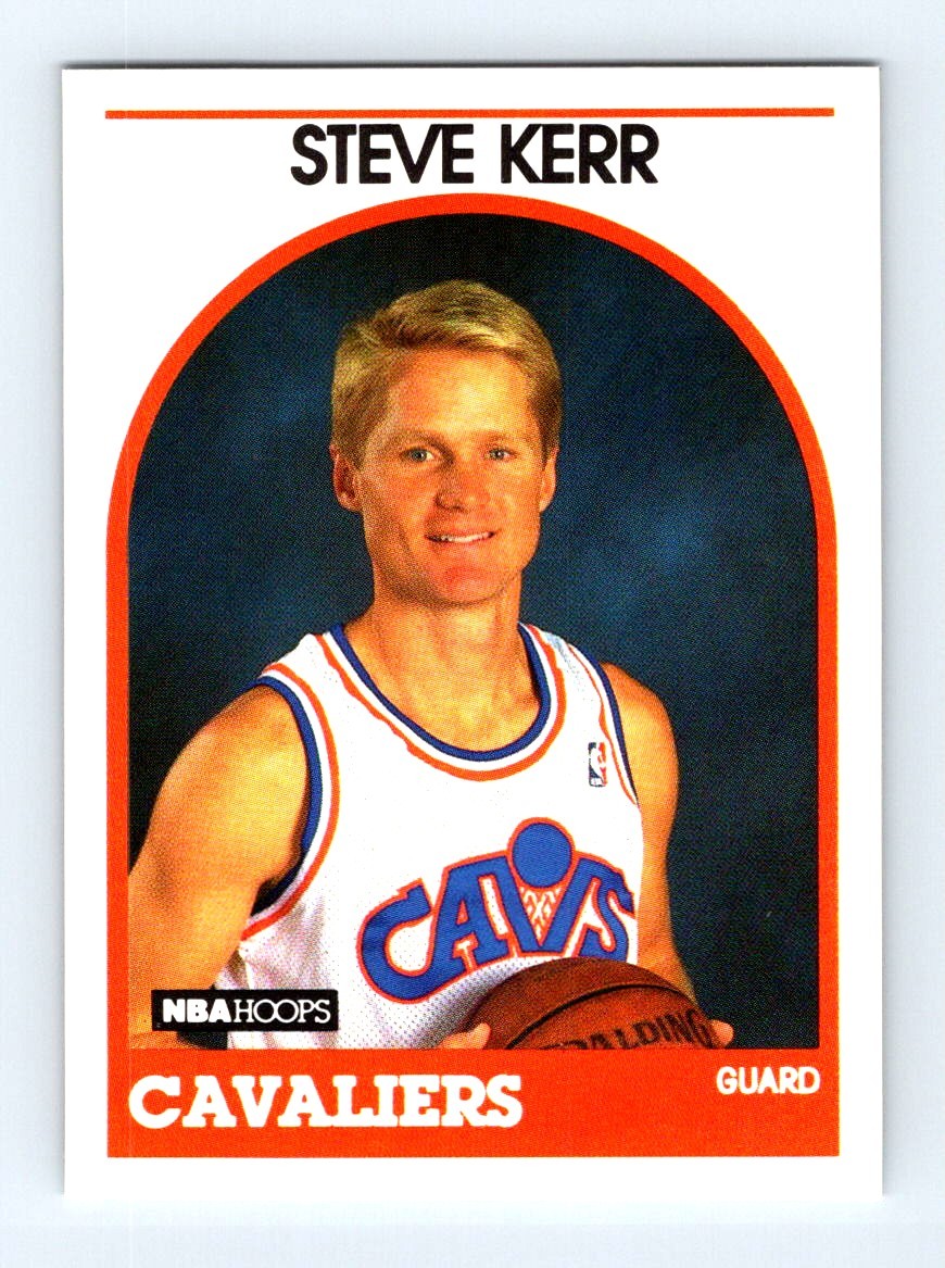 #351 1989-90 Hoops = Steve Kerr RC Cleveland Cavaliers