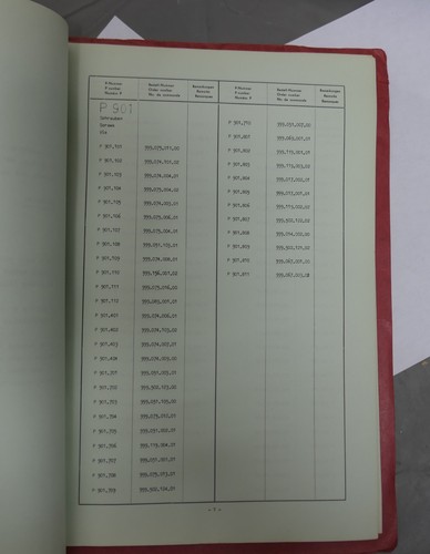 List of New Porsche Spare Part Numbers - Factory Literature Circa 1964 - Picture 8 of 13