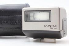 Tested Top Mint w/ Case Contax TLA200 Silver Shoe Mount Flash G1 G2 From JAPAN