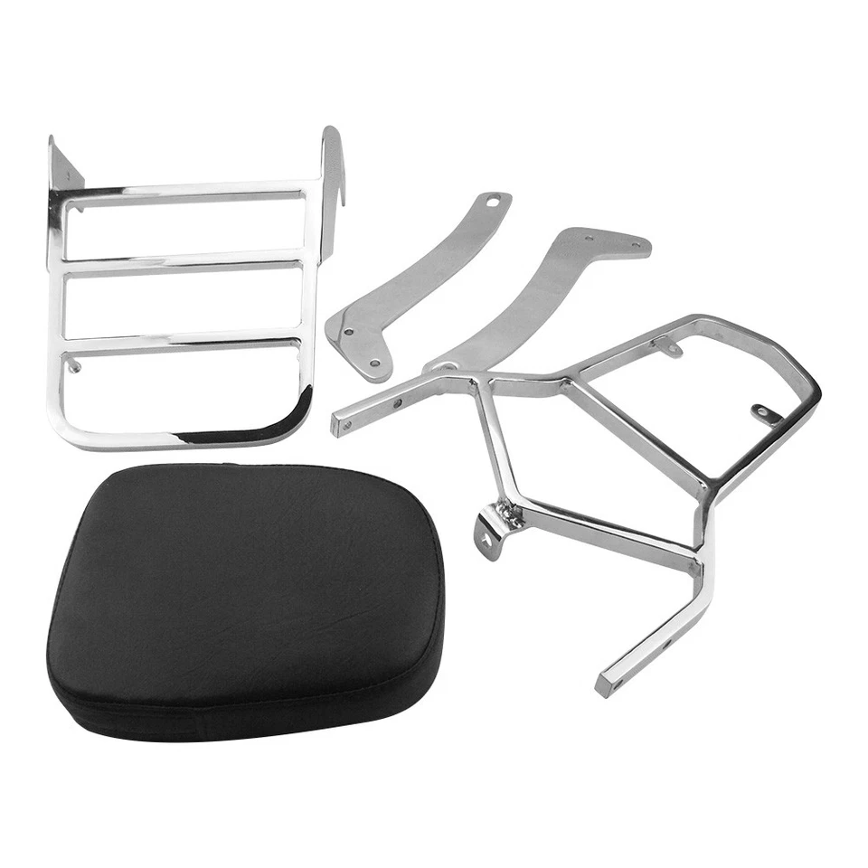 1 X Sissy бар спинка + багажник подушечка подходит Yamaha Virago XV125 XV250 - Изображение 3 из 4