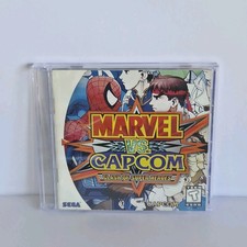 MARVEL VS CAPCOM  (Sega Dreamcast) w/ Manual TESTED & Working NO Back Cover