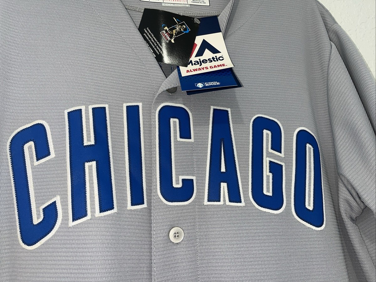 MLB シカゴ・カブス アリエッタ #49 オーセンティック ユニフォーム XL Chicago Cubs #49 Jake Arrieta Majestic Gray Away Button Jersey M