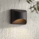 Ratner Modern Outdoor Wall Light Fixture Black LED Downlight Dark Sky 5 1/2"