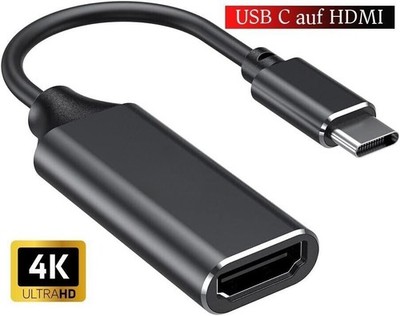 USB-C auf HDMI-Adapter 4K Typ C auf HDMI Huawei Samsung Galaxy MacBook TV