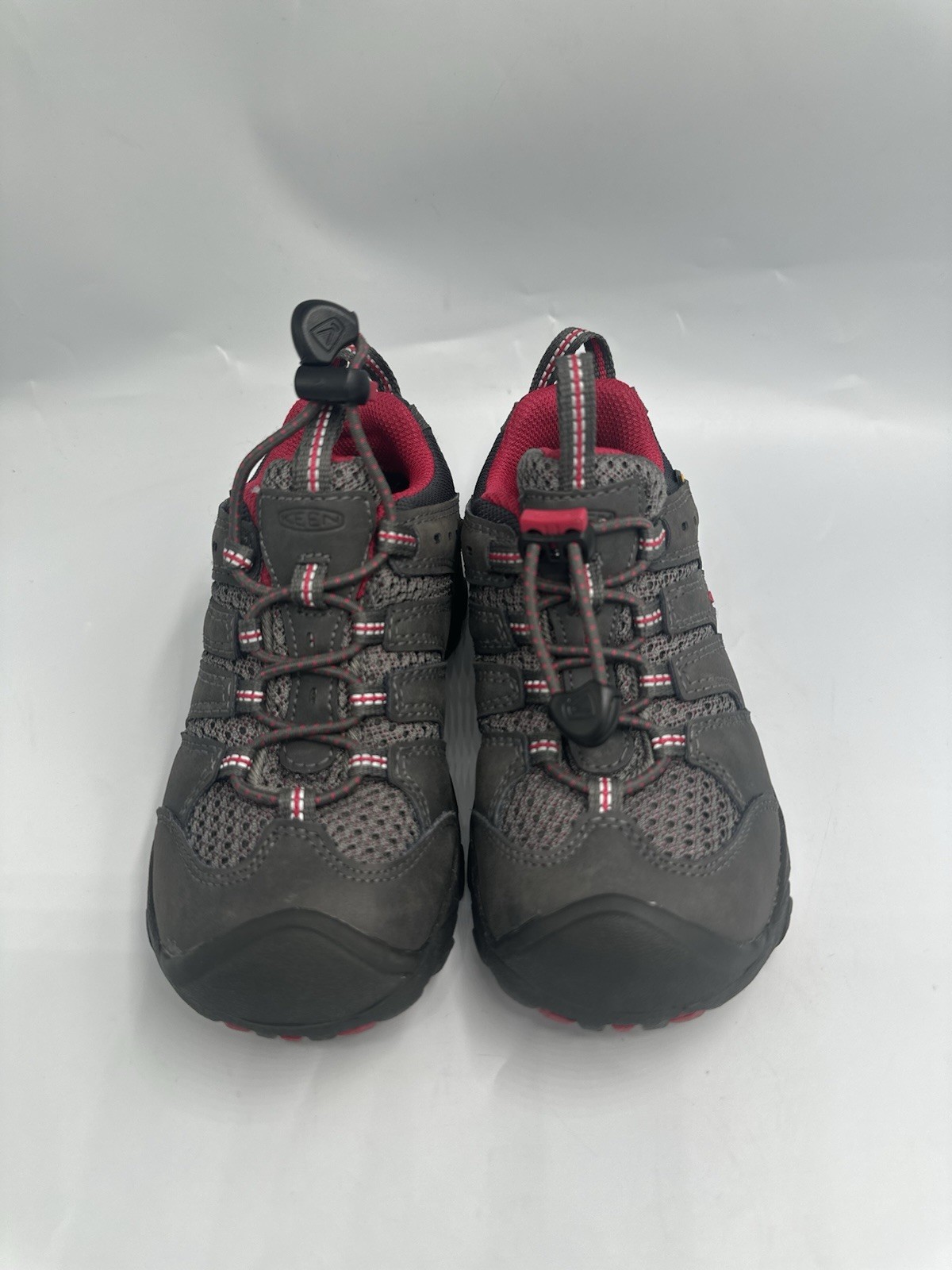 Scarpe impermeabili basse da trekking KEEN Koven grigio magenta bambini taglia 11