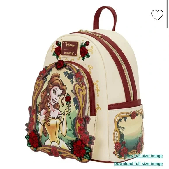 Loungefly Beauty and the Beast Exclusive Belle Floral Mini  display picture 1