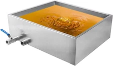 Marada Maple Syrup Evaporator Pan 304 Stainless Steel with a Valve Two Interface