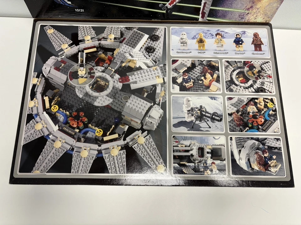 Star Wars Lego 4504 Millennium Falcon 2004 retirado sellado de fábrica como nuevo en caja raro Foto 3 de 4