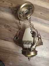Vintage Hanging Cieling Fixture missing mounting bracket 