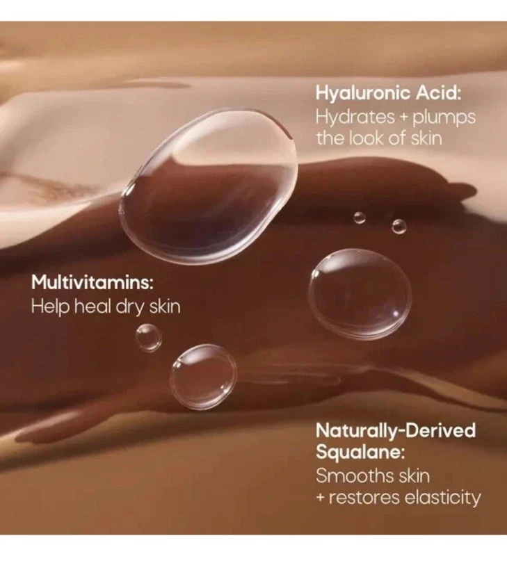 Tinte hidratante perfeccionador de la piel ALMAY MOCHA 170 28mL ácido hialurónico escualano Foto 2 de 2