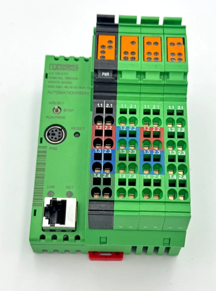 Controlador en línea con interfaz Ethernet PHOENIX CONTACT ILC 150 ETH 2985330 Foto 2 de 4