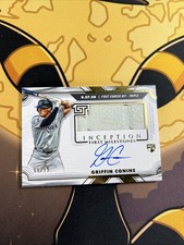 2025 Topps Definitive Griffin Conine 68/99 Patch On Card RC Rookie Auto. rookie card picture