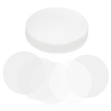 PATIKIL 1.7in 44mm Badge Film, 100 Pcs 44mm , Transparent