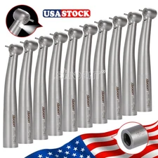10*SANDENT Dental Fiber Optic LED Handpiece High Speed Air Turbine Fit Sirona sa