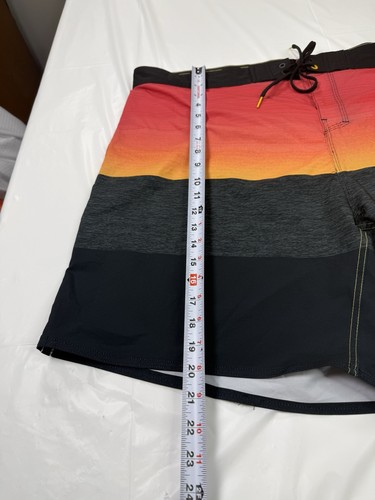 Retro Ron Jon Surf Shop Swim Trunks Mens 44 California Sunset Ombré EUC - Bild 5 von 9