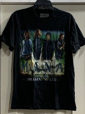 Mana Tshirt Drama Y Luz 2012 Tour Rock En Espa ol Band T Shirt Black Medium M