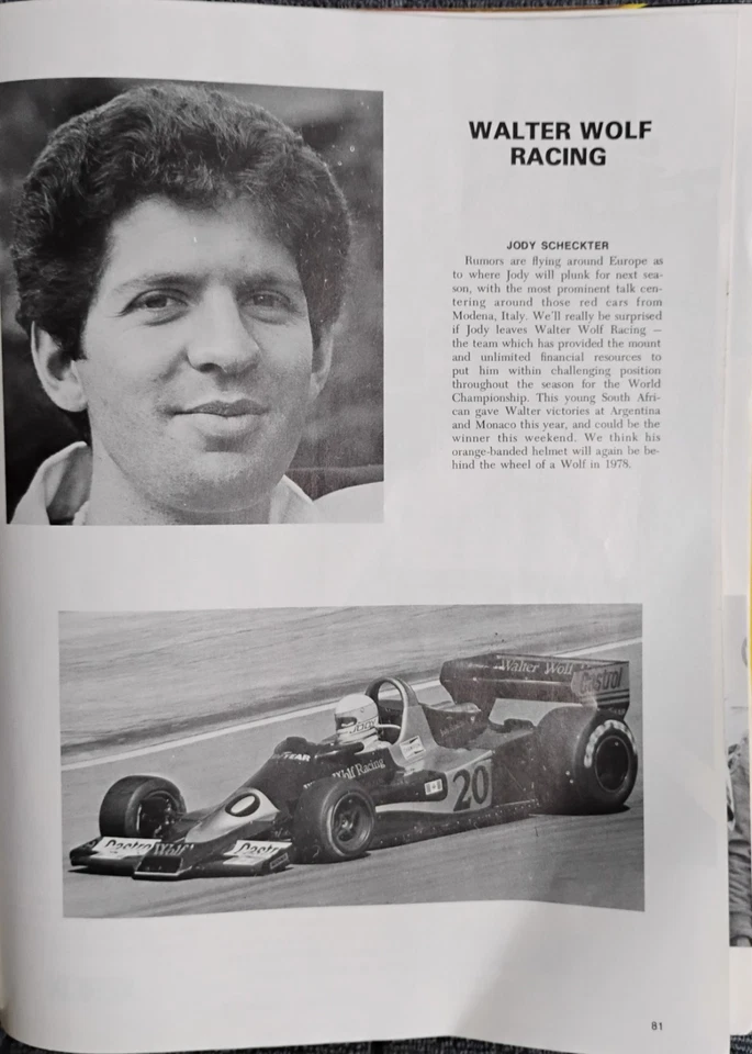 Formula 1 - 1977 U S Grand Prix, Watkins Glen NY won by James Hunt In a Mclaren - Image 4 of 4