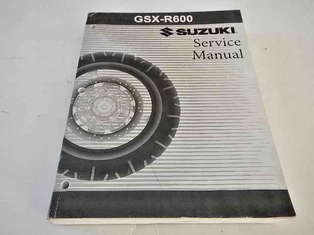 GSXR600 Suzuki Motorcycle Repair Manuals & Literature for sale | eBay