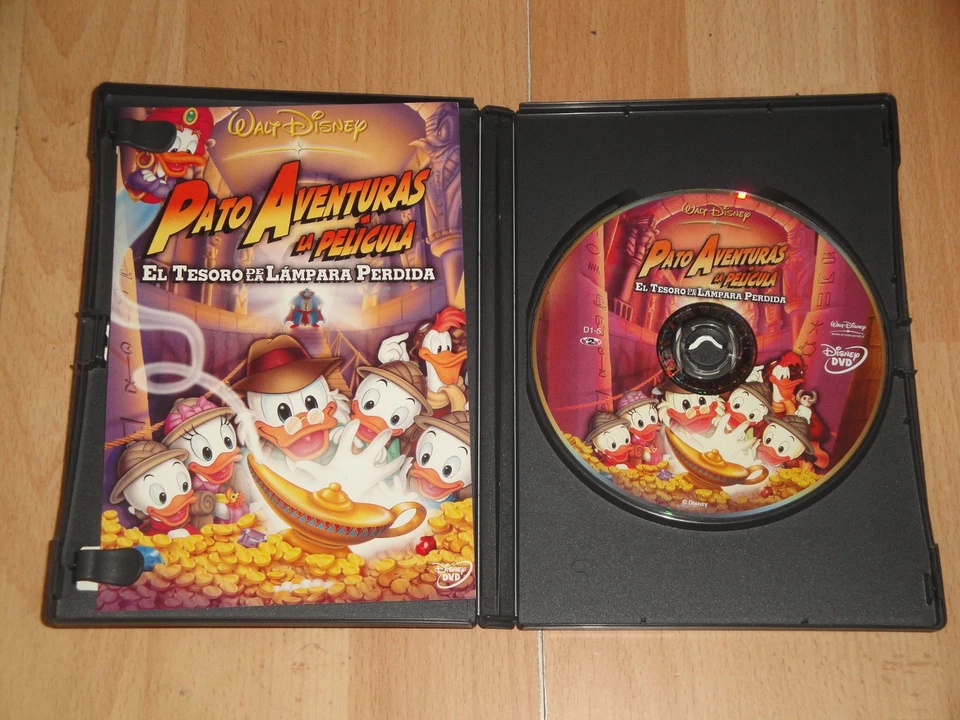 PATO AVENTURAS EL TESORO DE LA LAMPARA PERDIDA DE WALT DISNEY DVD EN BUEN ESTADO - Imagen 2 de 4