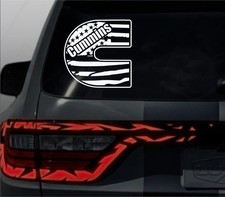 Cummins Flag Style Decal Self Adhesive Truck Decal Easy Apply. Cummins Flag Style Decal Self Adhesive Truck Decal Easy Apply.