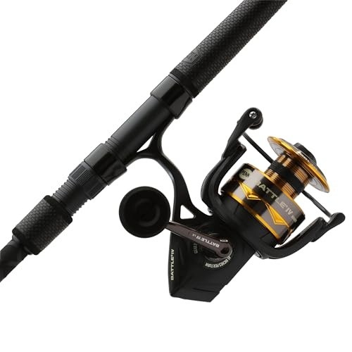Penn BTLIV6000LE902MH Battle IV LE Spinning Combo, 9' Medium