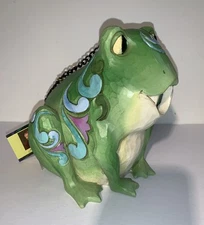Jim Shore 2015 Outdoor Living Frog Birdhouse w Chain NWT 637243 RETIRED