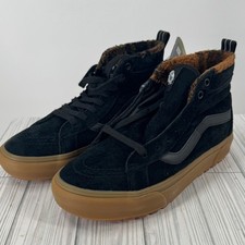Vans Sk8-Hi MTE-1 Black Gum Suede Primaloft High Top Sneakers VN0A5HZYB9M Wms 9