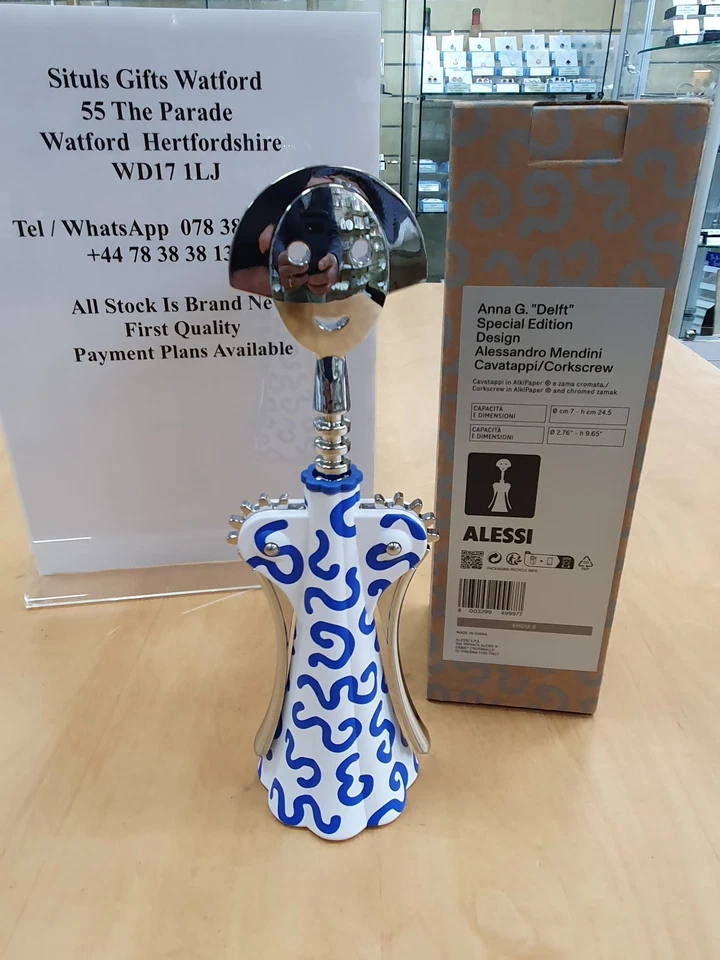 Alessi - AM01A 8 - Anna G. Corkscrew - Delft - NEW FOR AUTUMN 2025 - Image 3 of 4