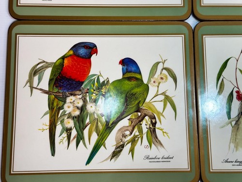 Vintage Pimpernel AUSTRALIAN BIRDS Placemats Set of 4 by Christine Berrie ~ VGC - Picture 4 of 12