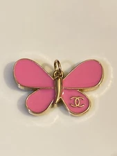 Chanel Zipper Pull Button Stamped Charm