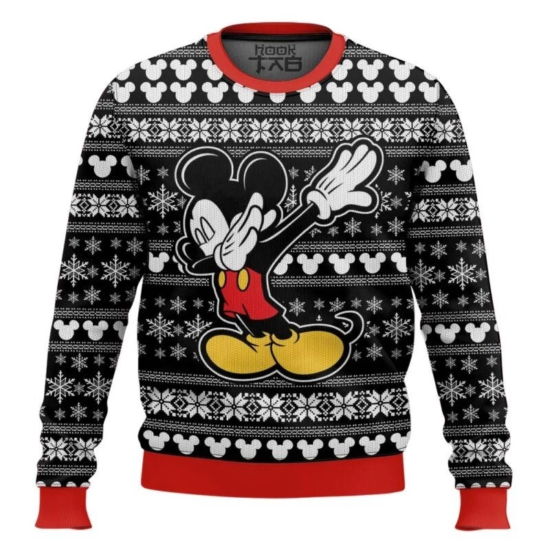 Mickey Dabbing Ugly Christmas Sweater