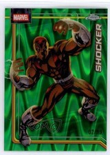2026 Topps Chrome Marvel Comics Green RayWave Refractor /99 Shocker #153 1vq0