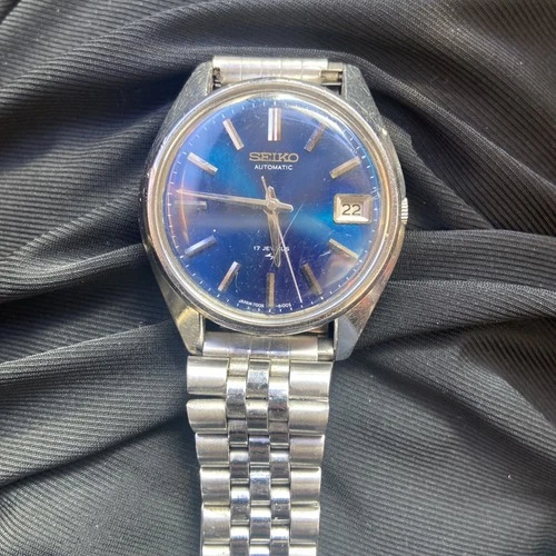 Rare Original Vintage LUXURY DRESS Seiko 7005-8022 Automatic  January 1971
