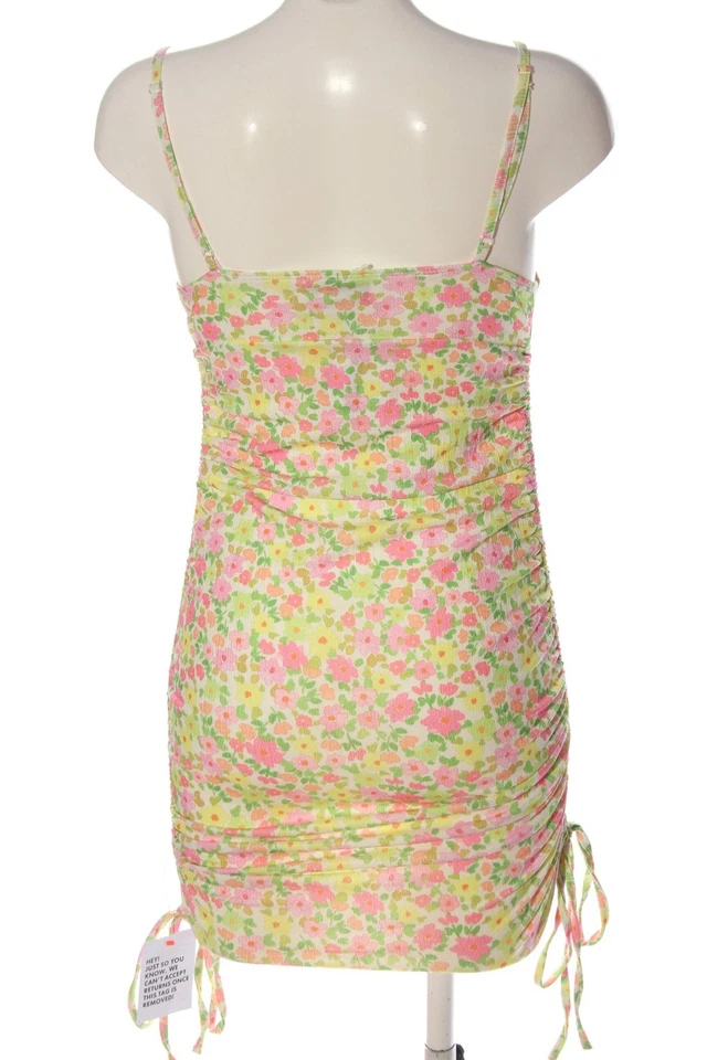 ASOS Mini vestido Mujeres Vestido Talla EU 36 rosa-amarillo pálido-verde - Imagen 2 de 4