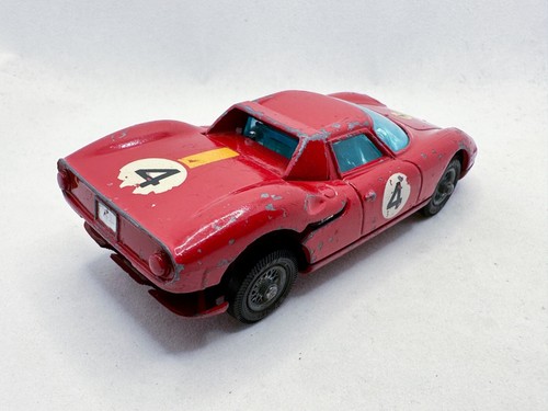 VINTAGE CORGI TOYS # 314 FERRARI BERLINETTA 250 LE MANS DIECAST RACING CAR 1965 - Picture 3 of 6