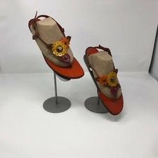 Moschino cheap and chic Size 37 7 Leather Flower Sandals
