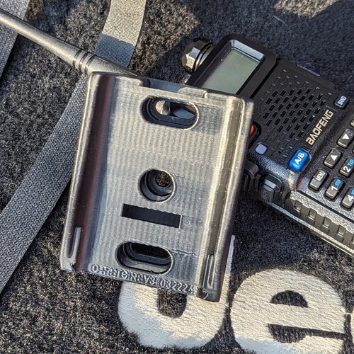RADIO MOUNT for Baofeng UV-5R | OFF-ROAD | 3 MOUNTING OPTIONS | UV5R-MO - 第 6/11 張圖片