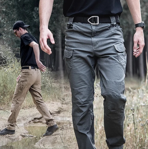 Herren Arbeit Cargohose Taktische Kampfhose Outdoor Wandern Wasserdicht Hose - Bild 2 von 30